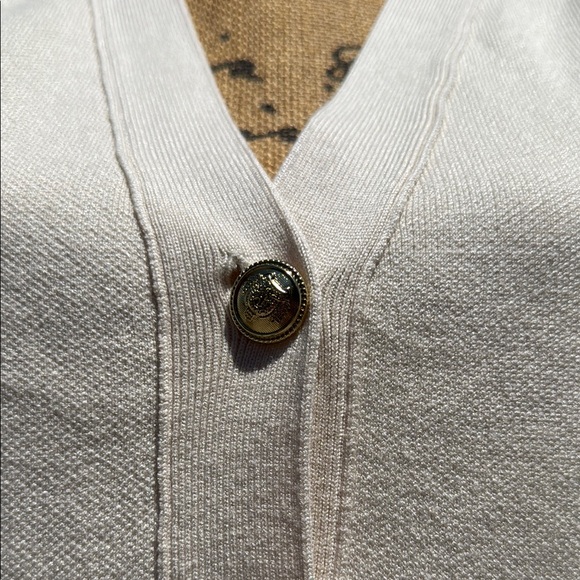 NWOT Rachel Zoe Cream Knit Vest Size Medium - Picture 4 of 10